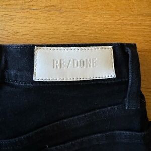 RE/DONE Black Jeans